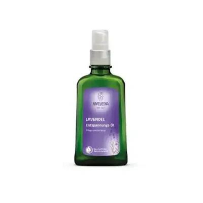 Weleda Lavender Body Care Oil – 100ml Natural Skincare for Calming & Moisturizing