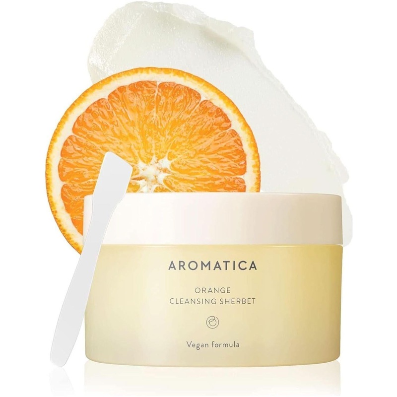 AROMATICA Orange Cleansing Sherbet 150g  Deep Cleansing & Makeup Melting Balm