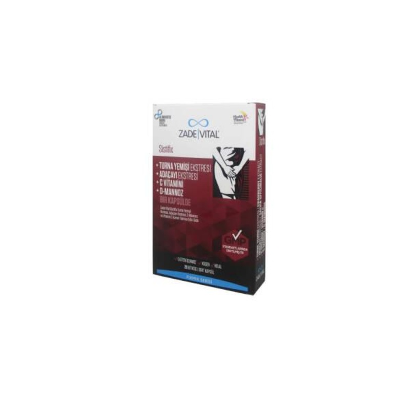 Zade Vital Sistifix: Cranberry, D-Mannose, Sage & Vitamin C Supplement for Urinary Tract & Bladder Health Support