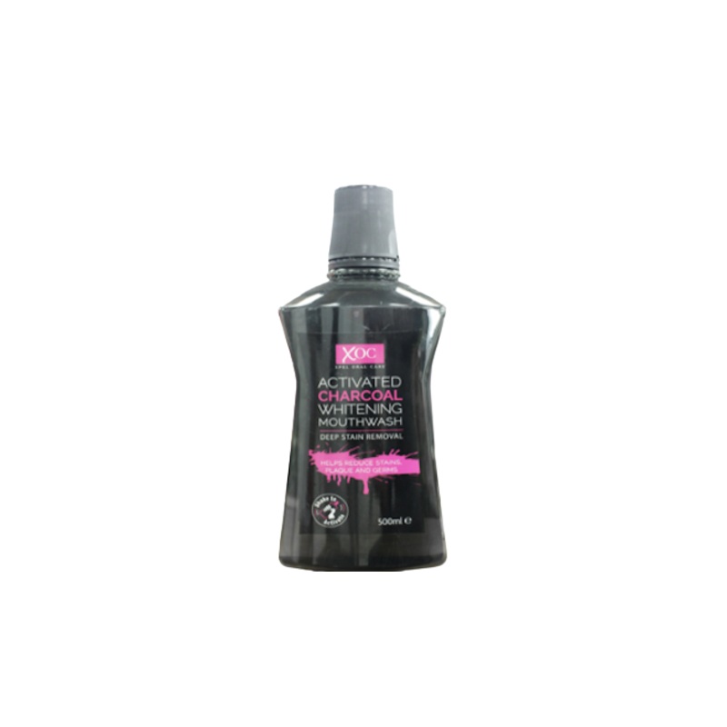 Xoc Activated Charcoal Whitening Mouth Wash DeepStain Removal