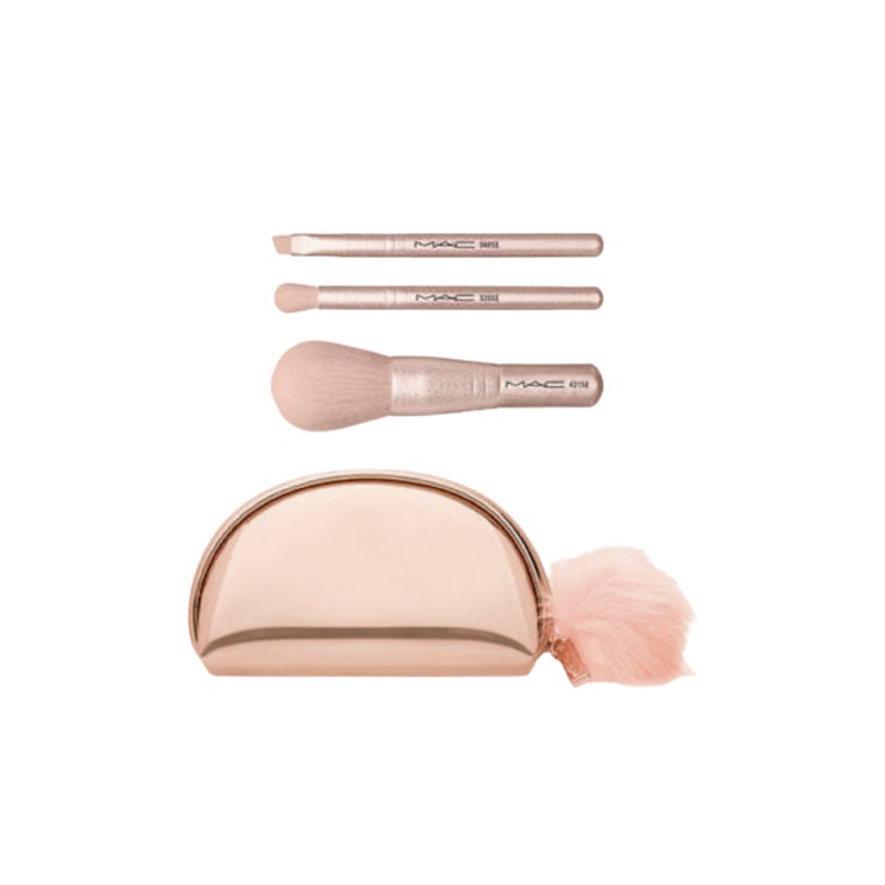 Mac Snow Ball Brush Kit/Mini Bag