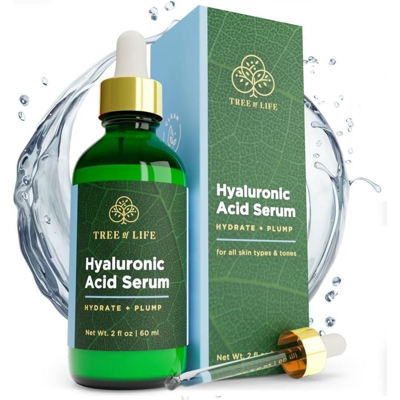 Tree of Life Hyaluronic Acid Serum  60ml | Lightweight Hydration for Plump, Smooth Skin