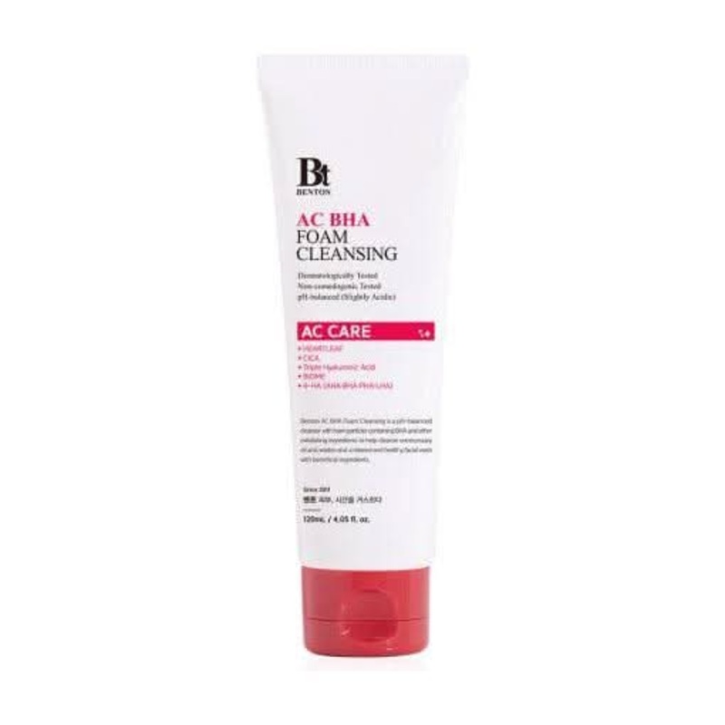 Benton AC BHA Foam Cleansing  120ml | Deep Pore Purifying & Gentle Exfoliation
