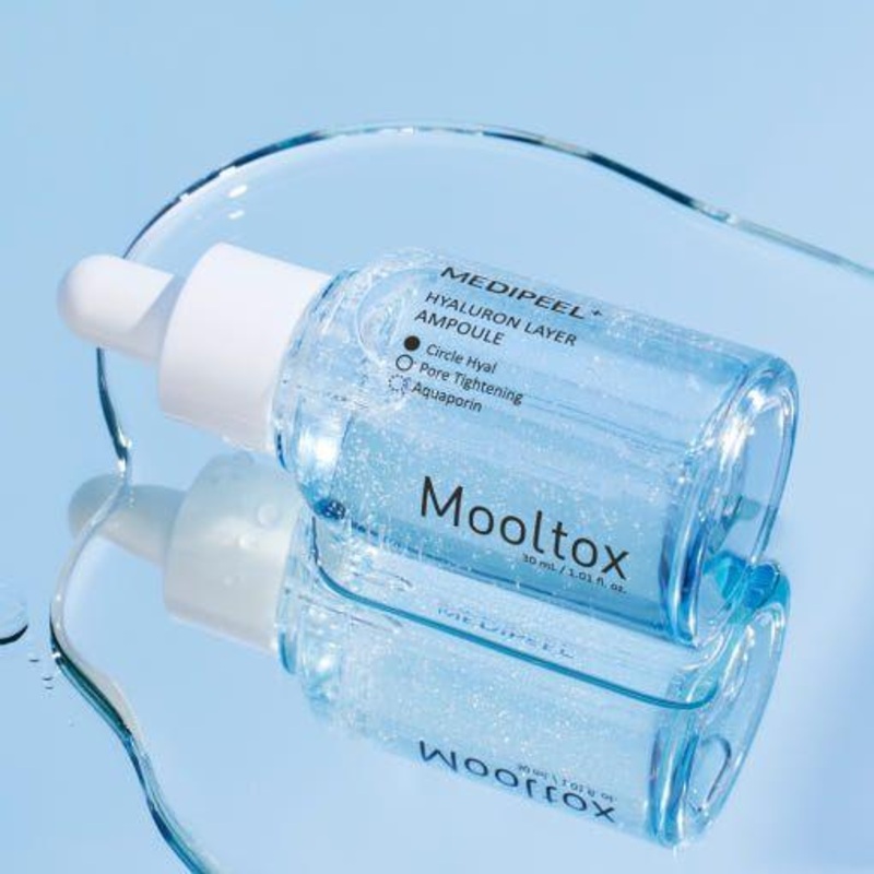 MEDIPEEL Hyaluron Layer Ampoule  30ml  Advanced 20-Layer Hydration & Pore Refining Serum with Circular Hyaluronic Acid