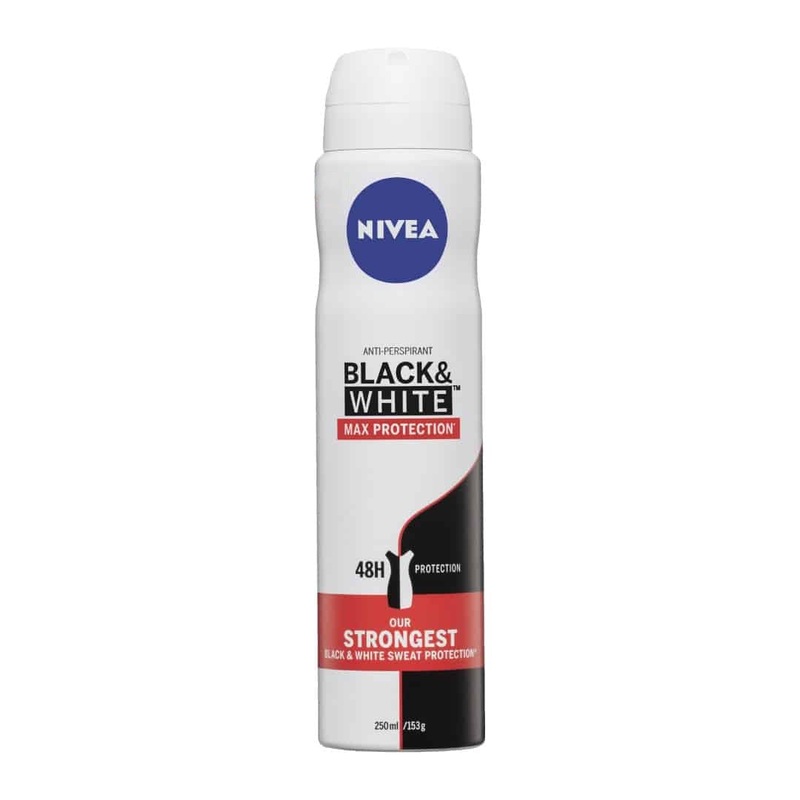Nivea Black & White Max Protection 48H Anti Perspirant Deodorant Spray 250ml – AU