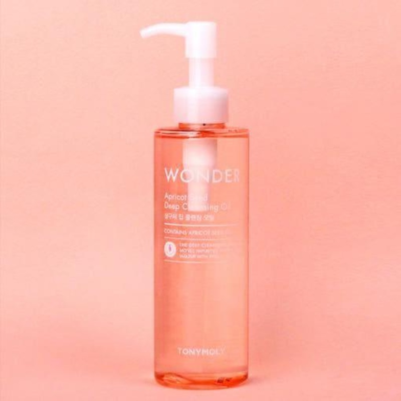 TONYMOLY Wonder Apricot Deep Cleansing Oil  190ml | Effortless Makeup Removal & Nourishing Cleanse