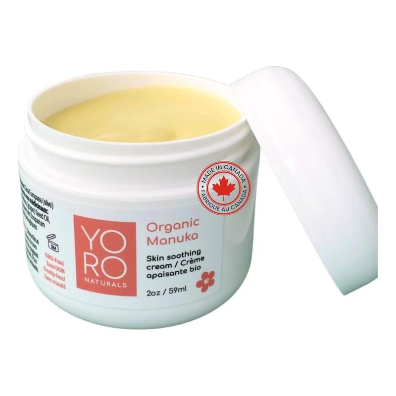 Yo Ro Organic Manuka Skin Soothing Cream – 60ml | Natural Relief for Dry & Irritated Skin 60ml