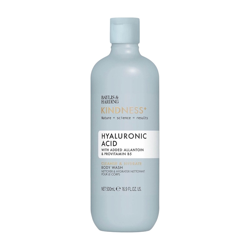 Baylis & Harding Kindness+ hyaluronic acid body wash, 500 mL