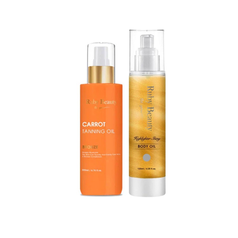 -30% Ruby Beauty Body Oil #2 & Carrot Tanning oil