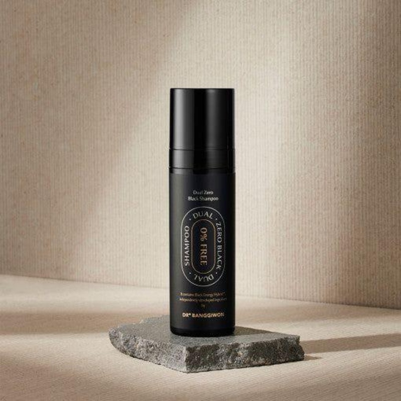 Dr.BANGGIWON Dual Zero Black Shampoo  200ml | Gentle Dandruff Treatment & Scalp Soothing Care