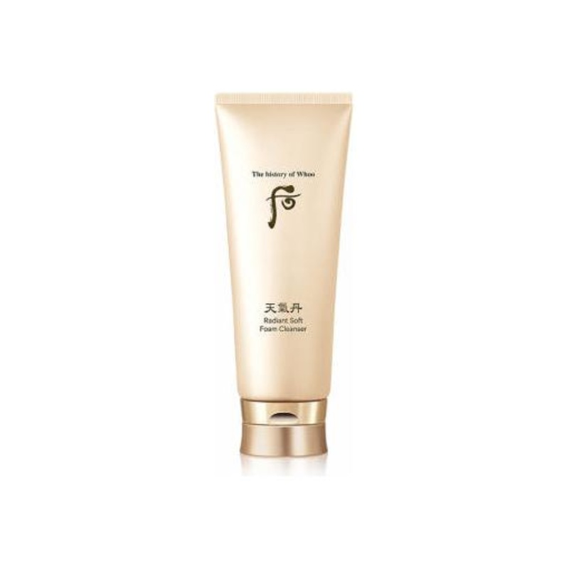 THE WHOO Cheongidan Radiant Soft Foam Cleanser  180ml | Gentle, pH-Balanced Hydrating Cleanser