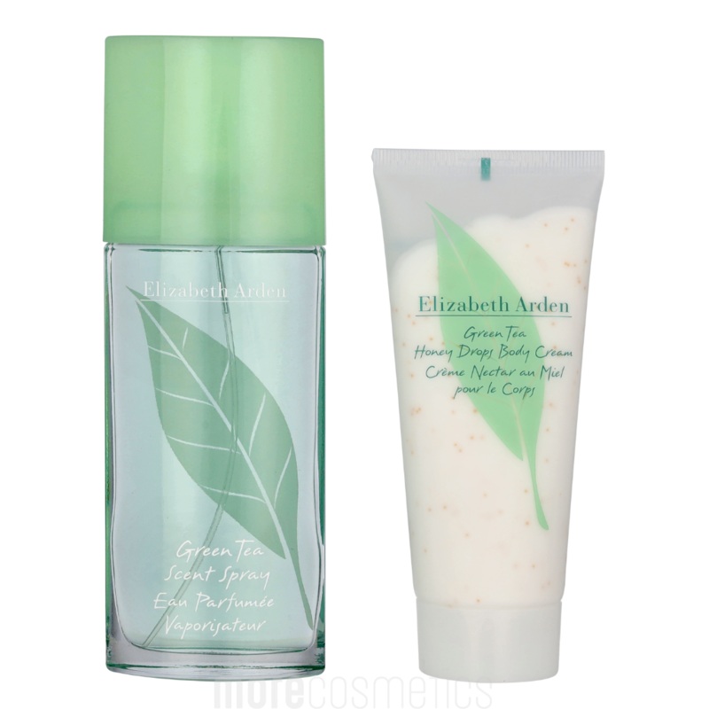 E.Arden Green Tea Giftset Edp Spray 100ml/Perfumed Body Lotion 100ml