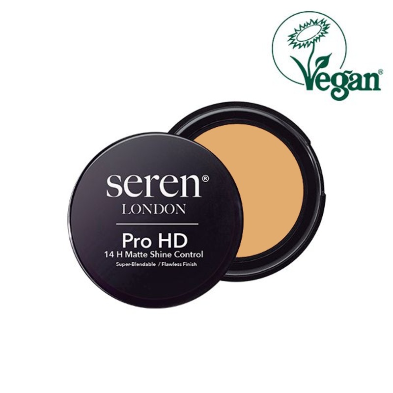 Seren London Vegan Pro HD 14 H Matte Shine Control Face Powder 070 Safron Beige