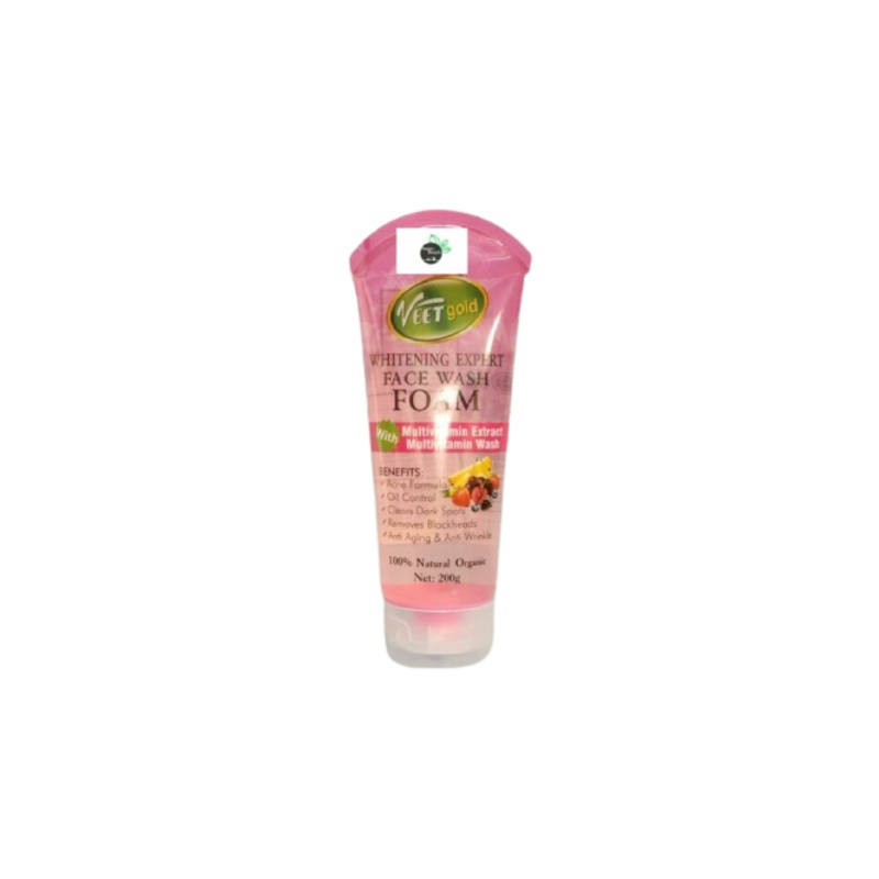 Veetgold Face Wash Foam Green Tea