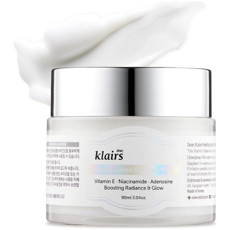 Dear Klairs Freshly Juiced Vitamin E Mask  90ml | Brightening & Anti-Aging Treatment