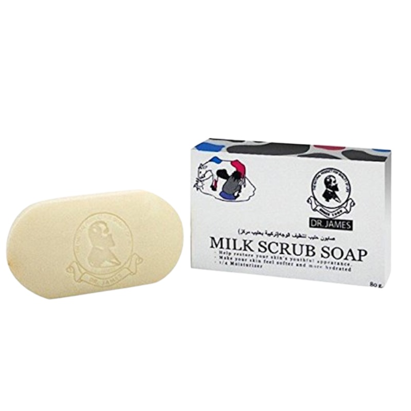 Dr James Milk Scrub Soap 80G