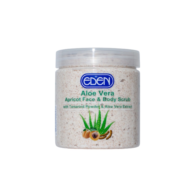 Eden Aloe Vera Apricot Face And Body Scrub