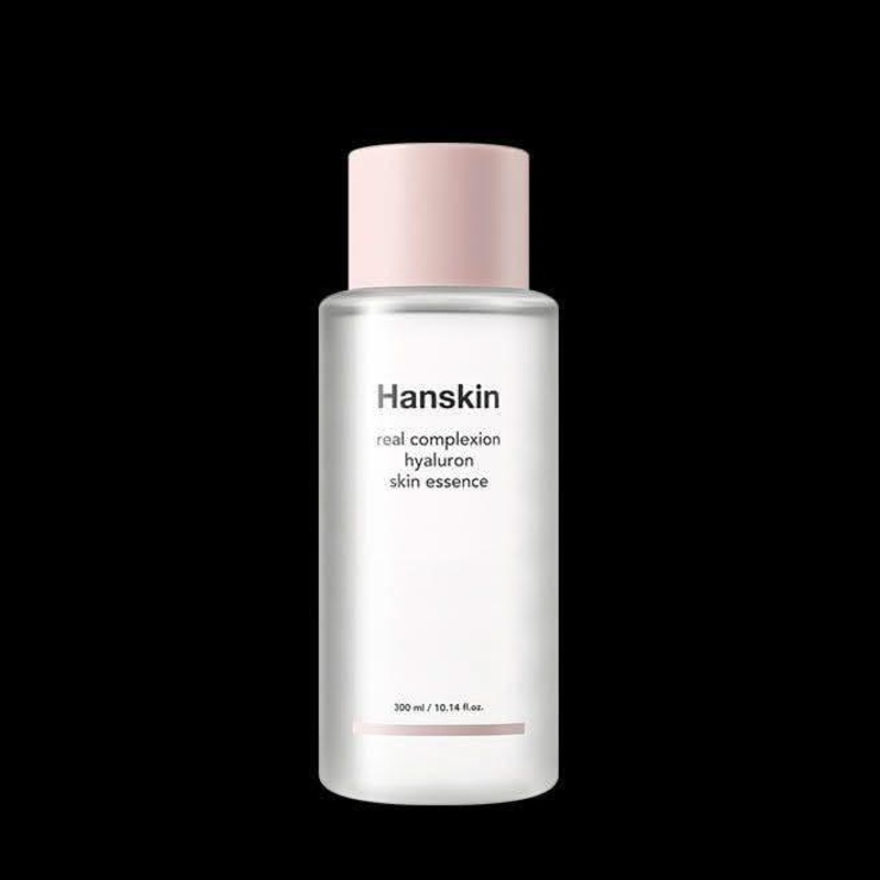 Hanskin Real Complexion Hyaluron Skin Essence (300ml) | 3-in-1 Hydrating & Glow-Boosting Formula