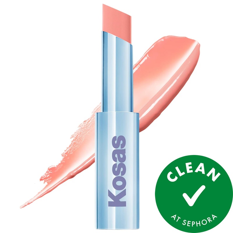 Wet Stick: Moisturizing Shiny Sheer Lipstick with Ceramides – Hydrating Lip Balm, Vegan, Cruelty-Free, Plumping