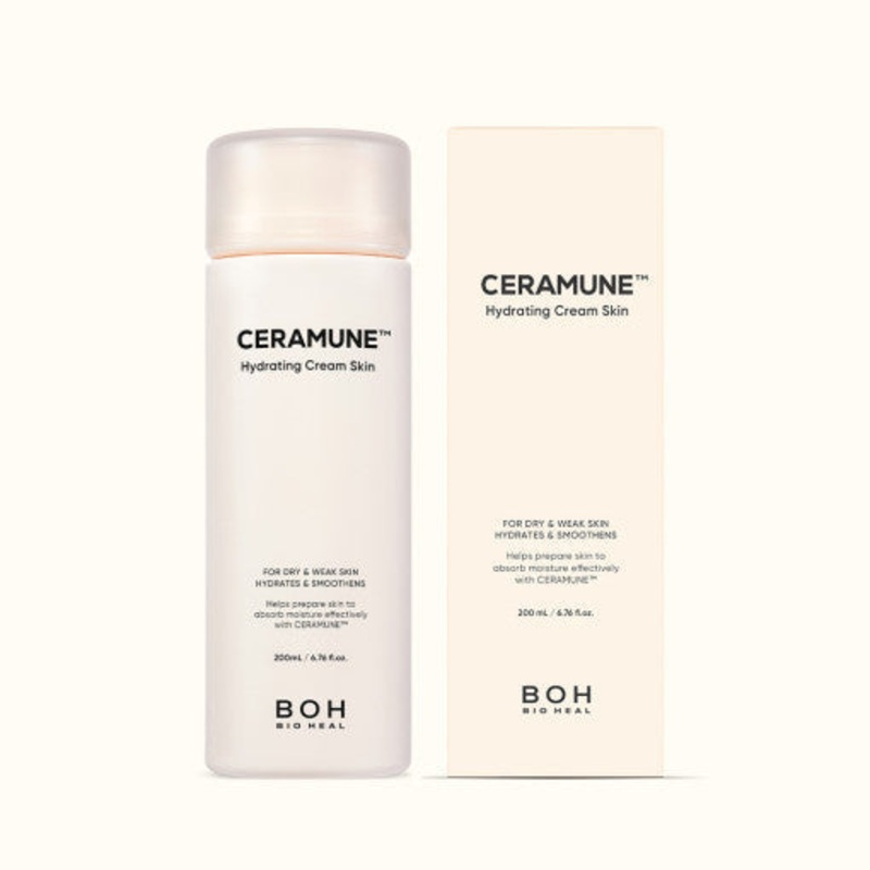 BIO HEAL BOH Ceramune Hydrating Cream Skin – 200ml | Combats Extreme Dryness