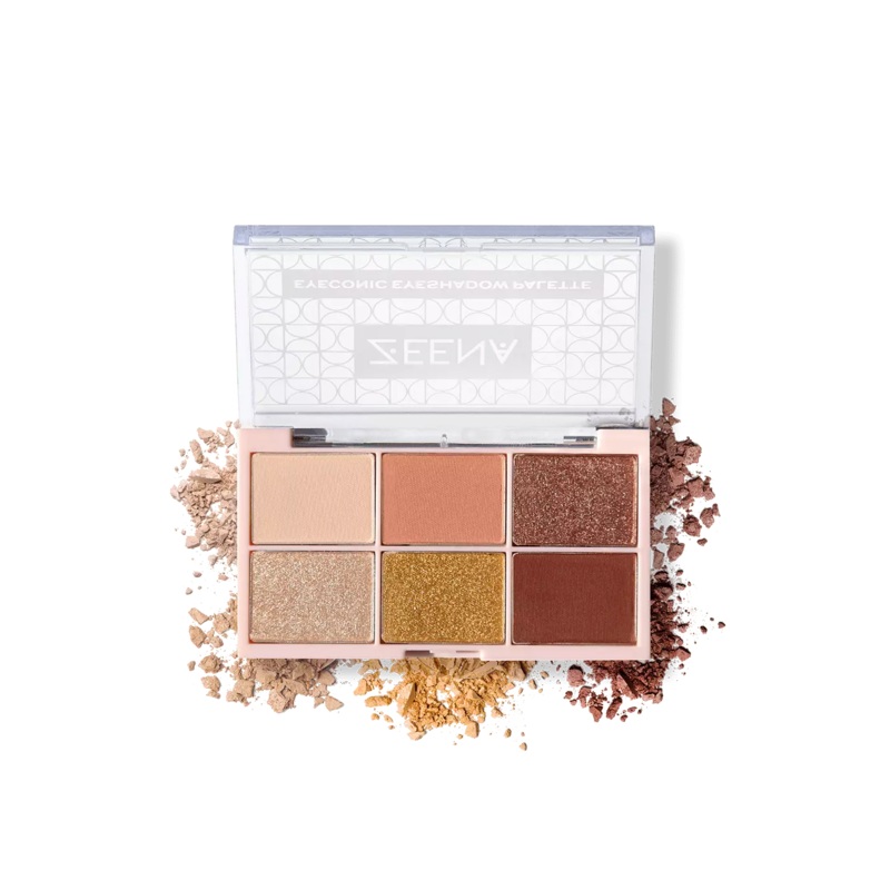Zeena eyeconic eyeshadow palette 010-golden nude