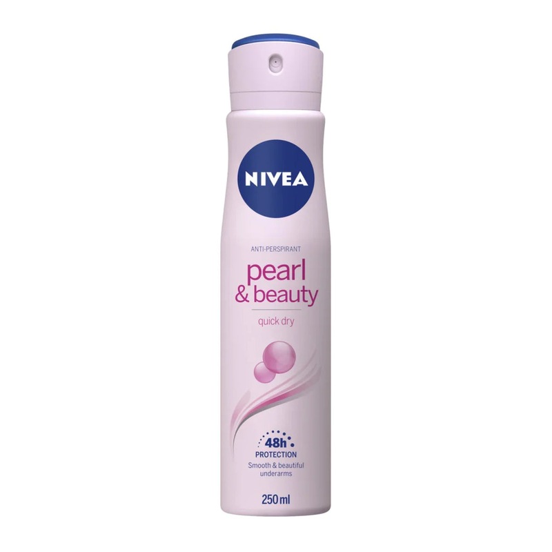 Nivea Pearl & Beauty Quick Dry Antiperspirant Deodorant Spray 250ml – AU