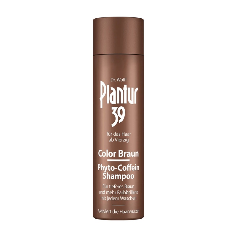 Plantur 39 Color Brown Phyto-Caffeine shampoo, 250 mL