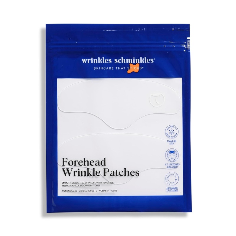 Wrinkles Schminkles Forehead Wrinkle Patches  1 Pad (2 Packs) | Non-Invasive Line-Smoothing Treatment for Forehead & Frown Lines 1 Count (Pack Of 2)