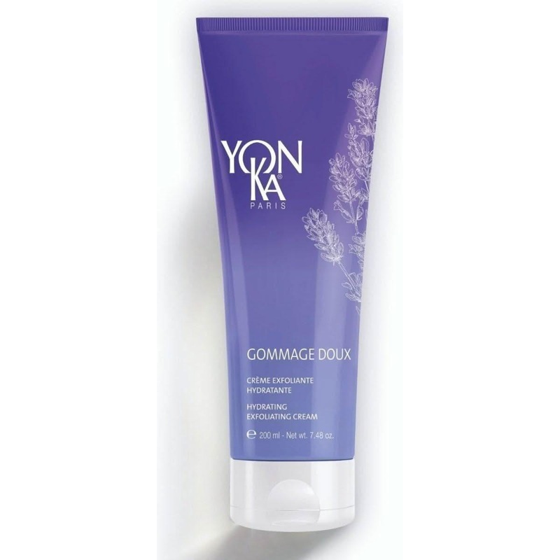 YonKa Paris Gommage Doux  Lavender  200ml  Dual-Action Cream Scrub with Bamboo & Apricot for Silky Smooth Skin