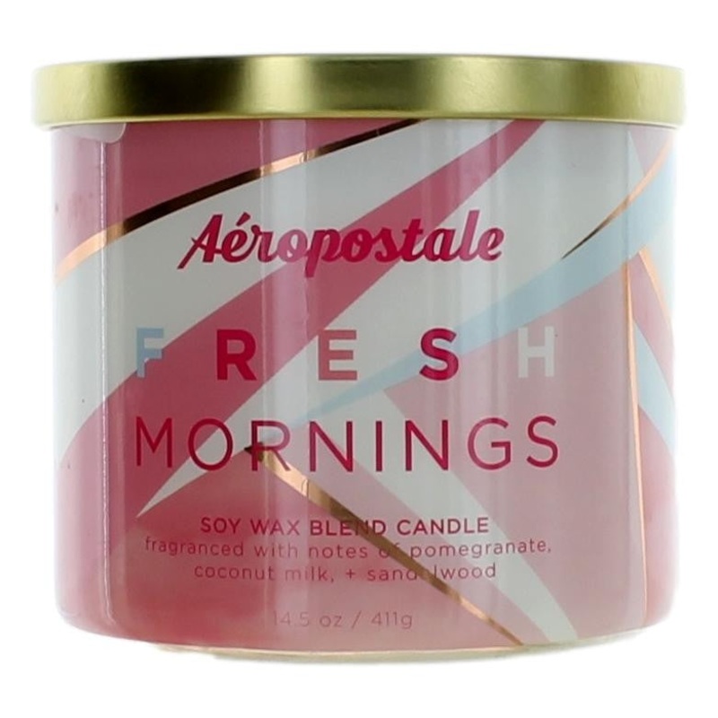 Aeropostale 14.5 oz Soy Wax Blend 3 Wick Candle – Fresh Mornings