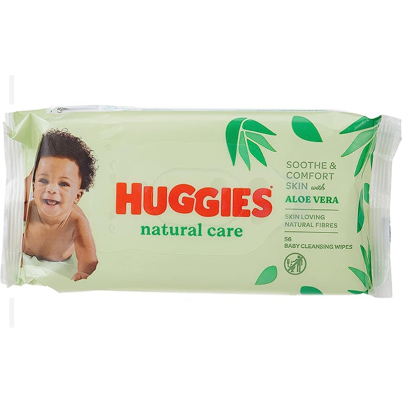 Huggies Baby Wipes Natural Care with Aloe Vera  Wipes 56 Pc
