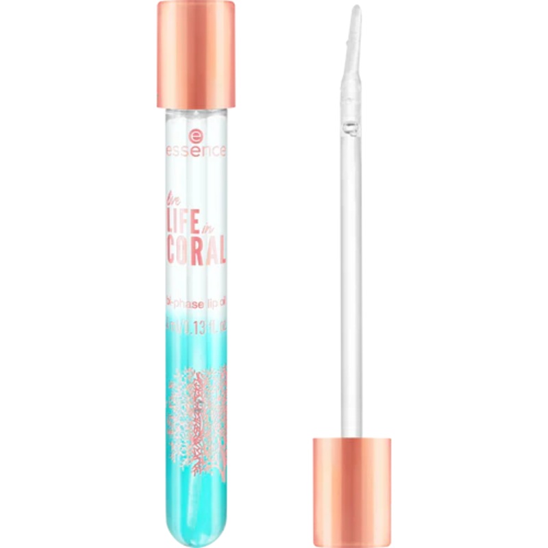 Essence live LIFE in CORAL bi-phase lip oil