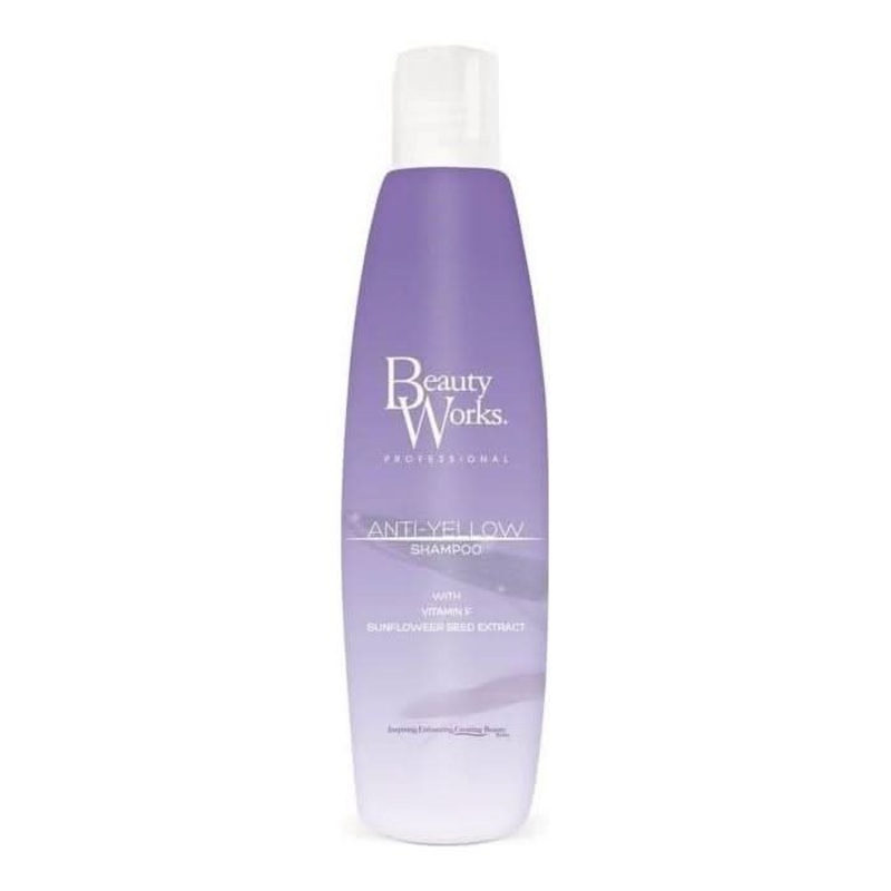 Beauty Works Anti-Yellow Shampoo  200ml | Brightens & Tones Blonde Hair