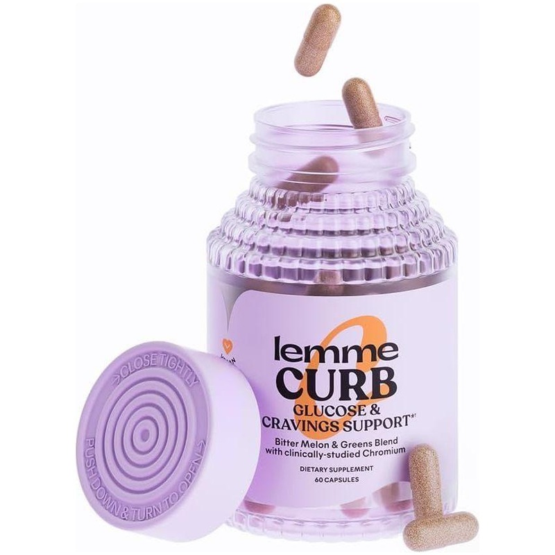 Lemme Curb Glucose & Cravings Support – 60 Capsules | Metabolic Balance & Weight Management 60 Count (Pack Of 1)
