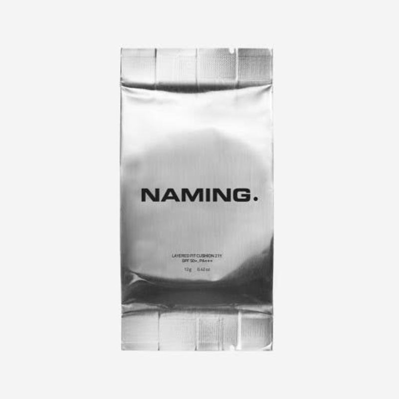 NAMING Layered Fit Cushion Refill  12g (4 Shades) | Natural Glow Cushion Foundation with Long-Lasting Wear & Pro-Grade Puff 17Y