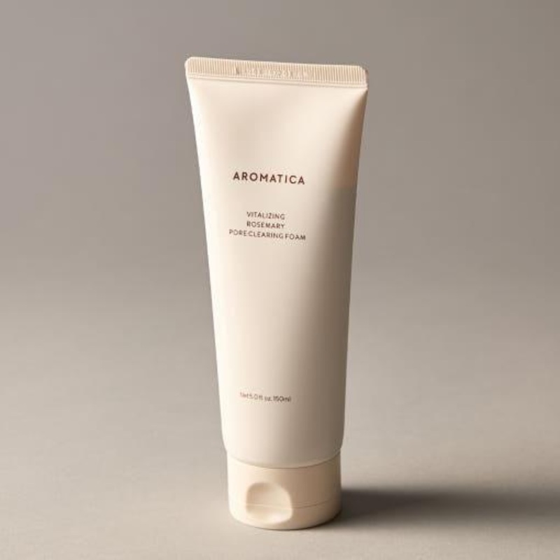 AROMATICA Vitalizing Rosemary Pore Clearing Foam  150ml | Deep Cleanse & Oil Control
