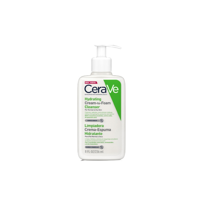 Cerave Hydrating Cream-To-Foam Cleanser 562ML