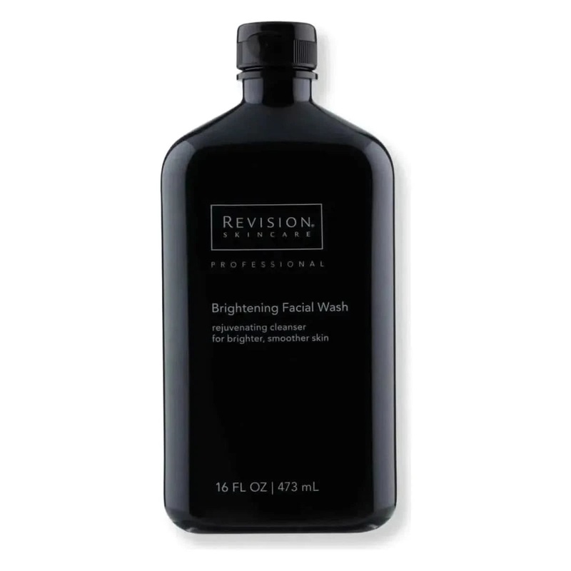 Revision Skincare Brightening Facial Wash  Pro Size 473ml | Daily AHA/BHA Cleanser with Vitamin C & Botanical Brighteners