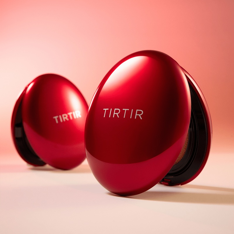 TIRTIR Mask Fit Red Cushion SPF40 PA++ (18g)  72-Hour Coverage with Semi-Matte Finish in 45 Shades 10C Shell