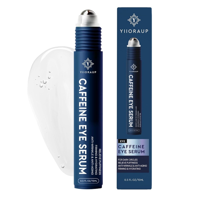 YIIORAUP Caffeine Eye Serum  15ml | Mens Under-Eye Bag & Dark Circle Treatment