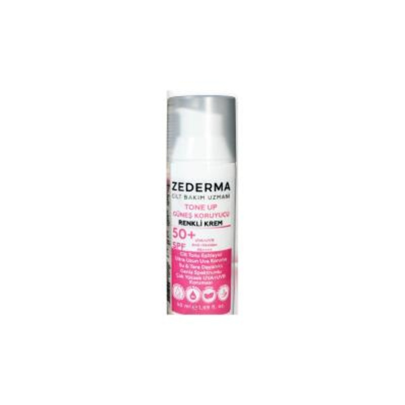 Zederma Tone Up SPF 50 Tinted Sunscreen Cream – Protects, Evens Tone & Anti-Aging Benefits