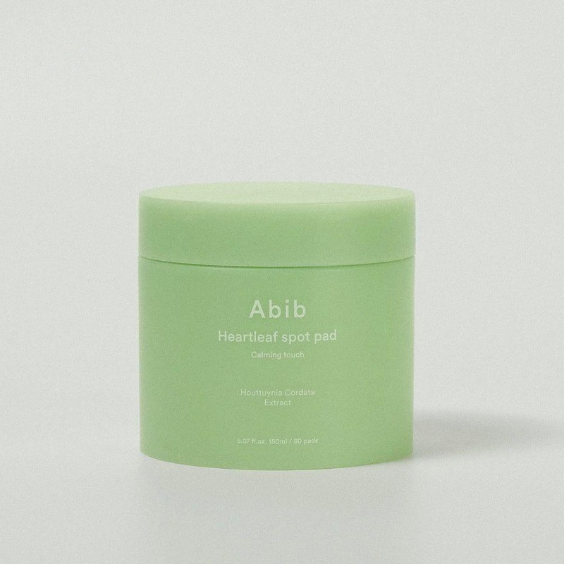 Abib Heartleaf Spot Pad Calming Touch  150ml (80 Pads) | Redness Relief & Soothing Skincare Pads for Sensitive Skin