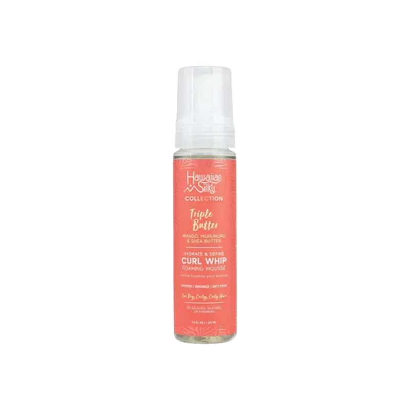 Hawaiian Silky Collection Triple Butter Hydrate & Define Curl Whip Foaming Mousse 222ml