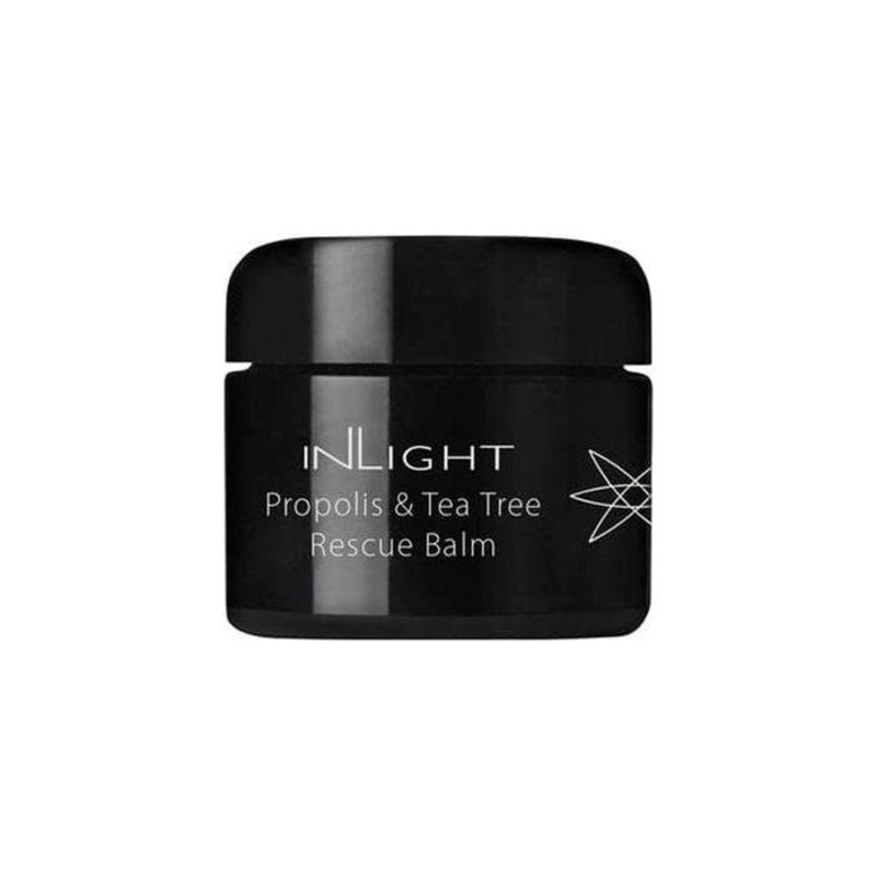 Inlight Beauty Propolis & Tea Tree Rescue Balm  45ml | Organic Antibacterial Balm for Acne, Breakouts & Skin Irritations 0.95 oz | 28 ml