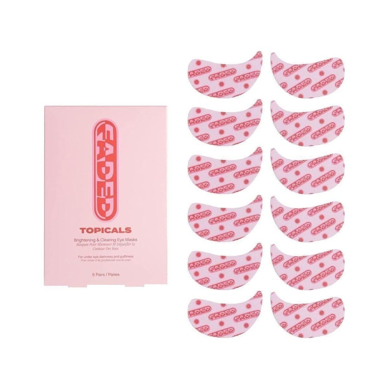 Topicals Brightening and Clearing Eye Masks (Set of 6) | Fast Results for Dark Circles & Puffiness
