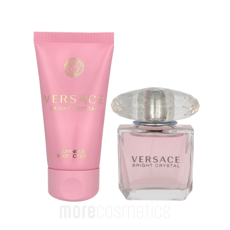 Versace Bright Crystal Giftset Edt Spray 30ml/Luminous Body Lotion 50ml