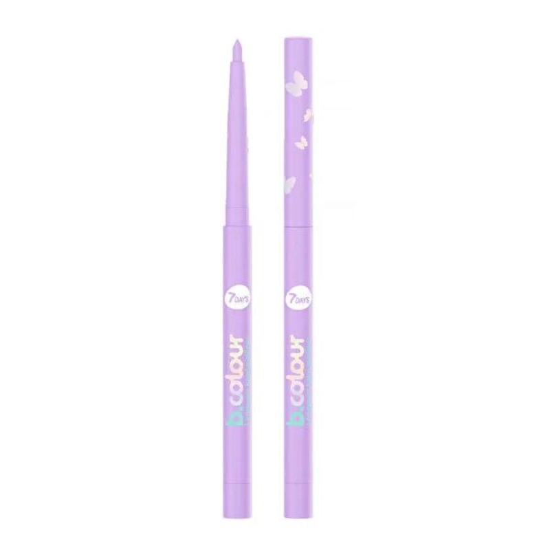 7Days B.Colour Longwear Kajal Eyeliner – Waterproof, Vegan, Multi-Functional Lavender Eye Makeup