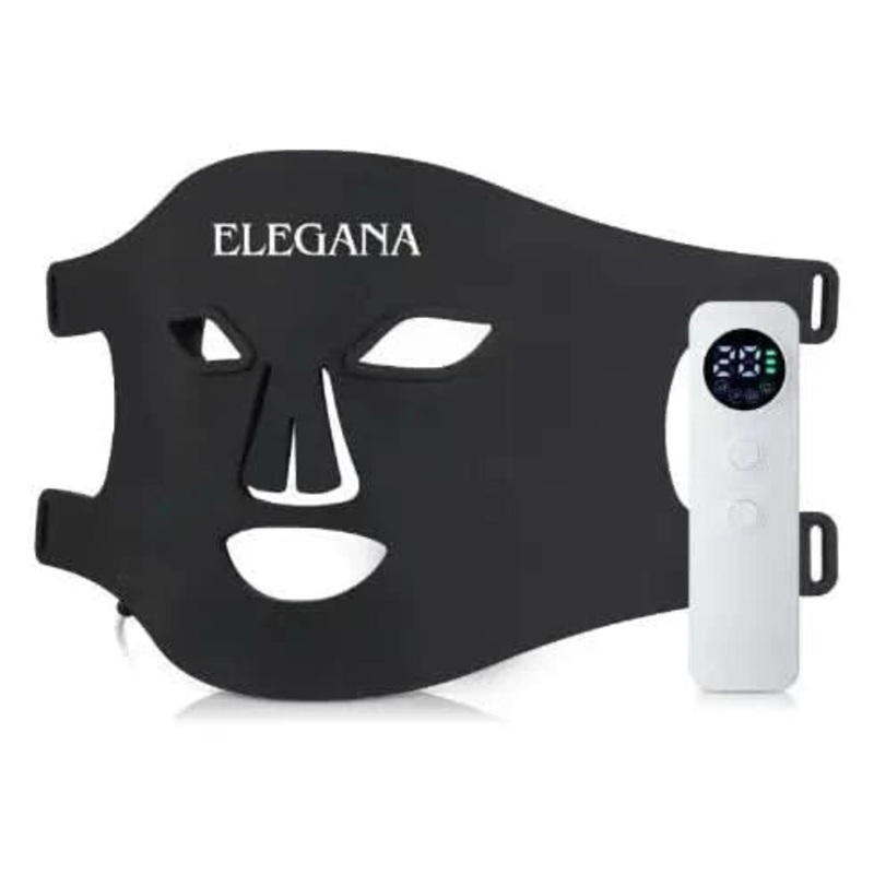 Advanced Beauty Instrument Face Mask  LED Therapy for Radiant Skin Black