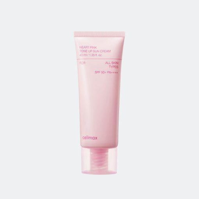 celimax Heart Pink Tone Up Sun Cream SPF50+ PA++++  40ml | Brightening & UV Protection