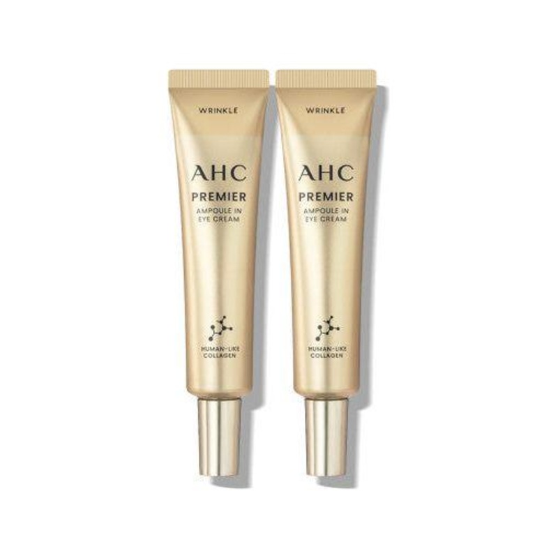 AHC Premier Ampoule In Eye Cream 35ml (2 Pack) | Collagen-Infused Wrinkle Care & Firming